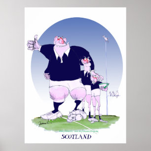 Rugbychums aus Schottland, Tony fernandes Poster
