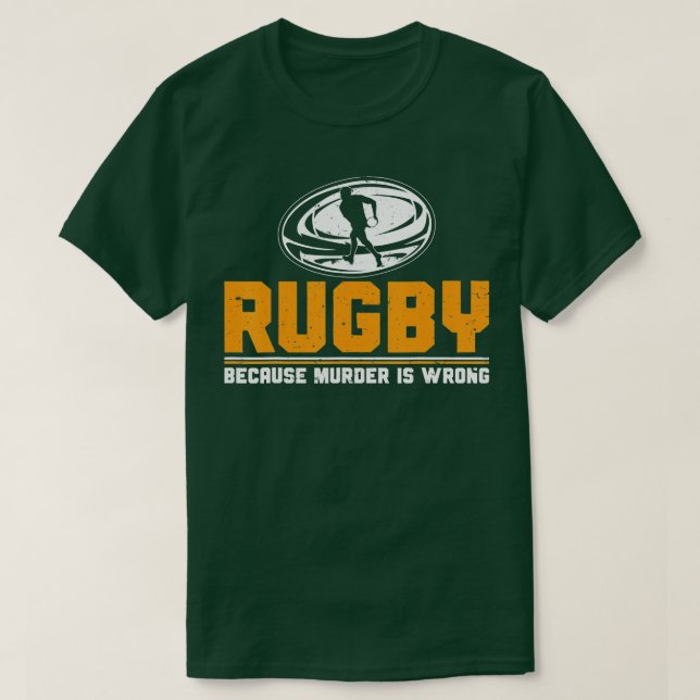 Rugbys Funny Rugby Sports Rugby Player Rugger Leag T-Shirt (Design vorne)