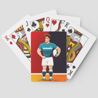 Rugbyspieler - Spielkarten
