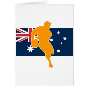 Rugbyspielerflagge Australien
