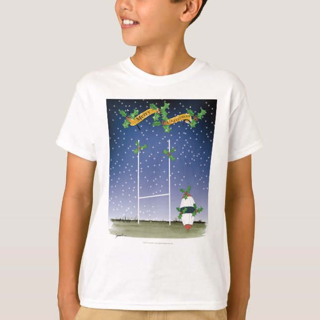 Rugbyweihnachten T-Shirt (Vorderseite)