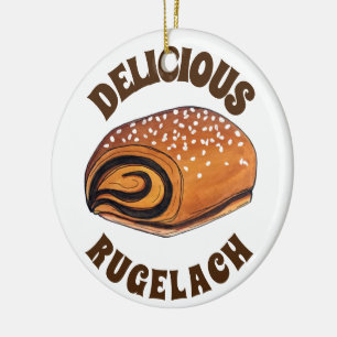 Rugelach Jewish Polish Crescent Roll Konditorei Bä Keramik Ornament