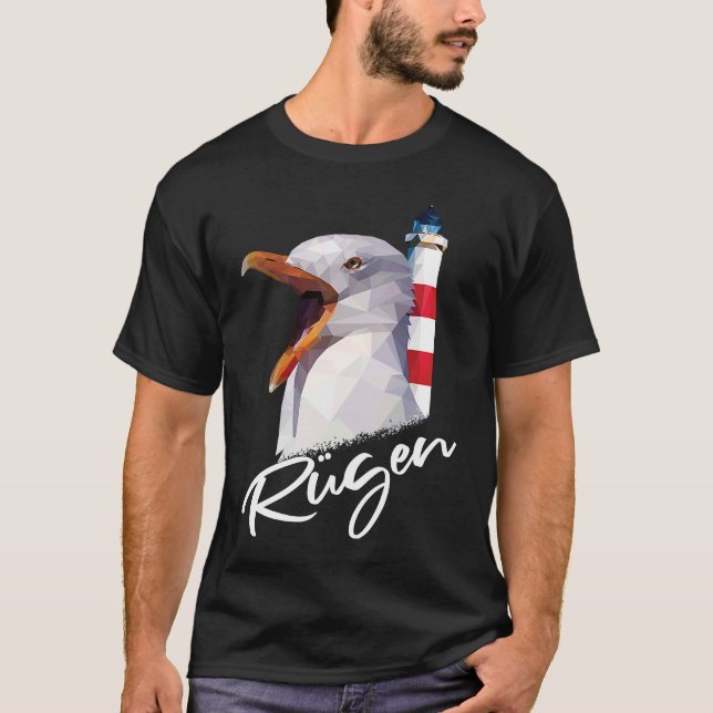 Rügen Island Baltic Sea Holiday Seagull Rüganer Li T-Shirt (Vorderseite)
