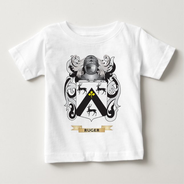 Ruger Wappen (Familienwappen) Baby T-shirt (Vorderseite)