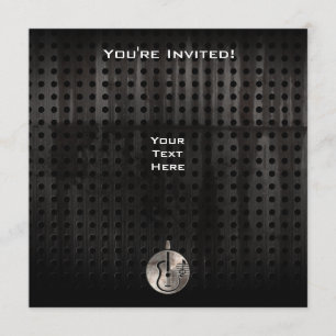 Rugged Acoustic Guitar Einladung