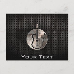 Rugged Acoustic Guitar Postkarte