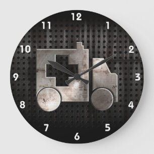 Rugged Ambulance Große Wanduhr