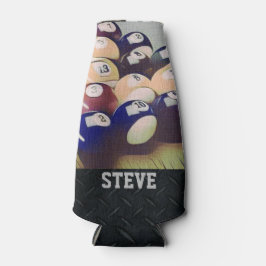 Rugged Billiards Name Beer Cooler Flaschenkühler