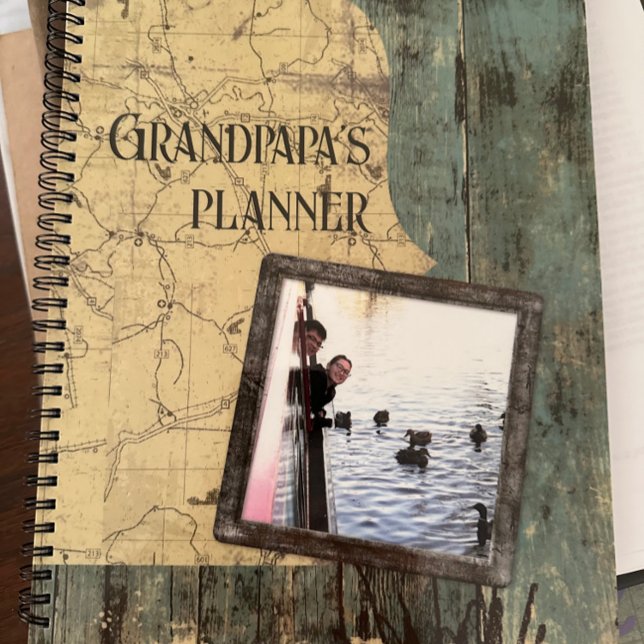 Rugged Blue Planks Planner Notebook Planer (Von Creator hochgeladen)