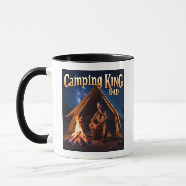 Rugged Camping King Vater Tasse (Links)