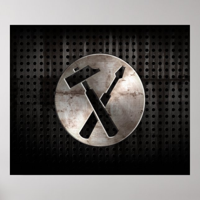 Rugged Carpenter Tools Poster (Vorne)