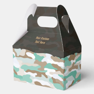 Rugged Coast Camouflage Personalisiert Gefälligkei Geschenkschachtel