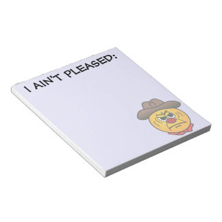 Rugged Cowboy Grumpey Notizblock