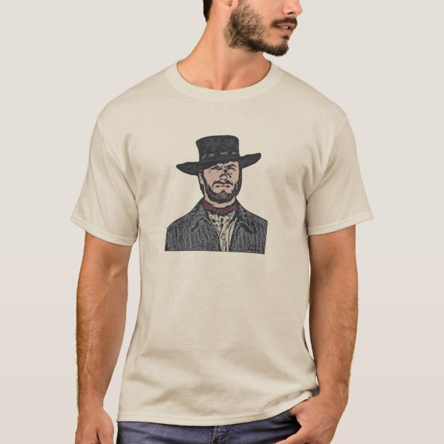 Rugged Cowboy - Western Movie T-Shirt (Vorderseite)