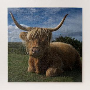 Rugged Highland Cow Puzzle