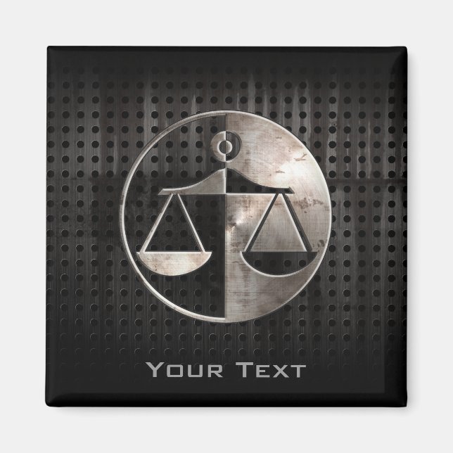 Rugged Justice Scales Magnet (Vorne)