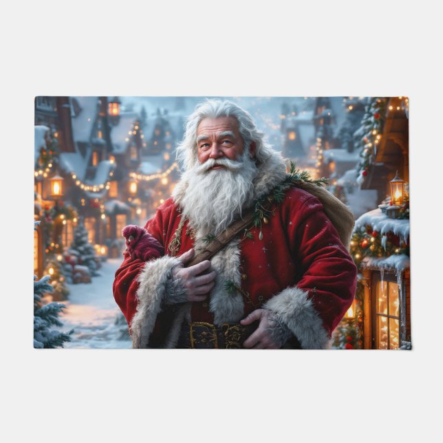 Rugged Santa Doormat Fußmatte (Vorderseite)