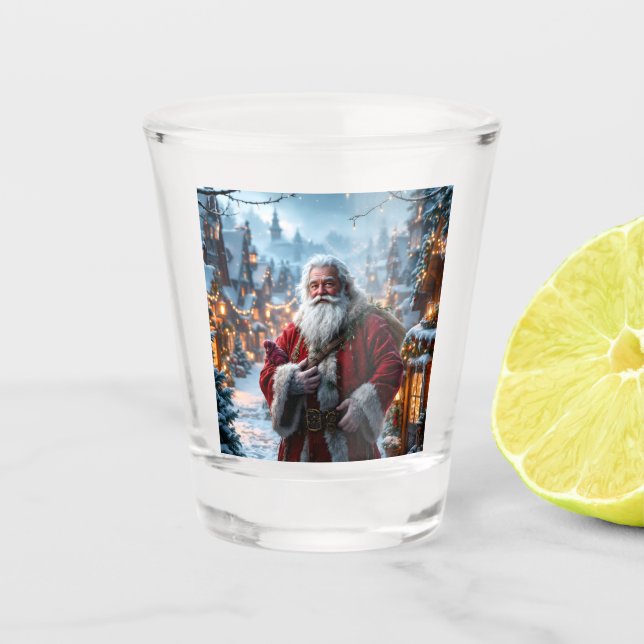 Rugged Santa Shot Glas (Vorderseite)