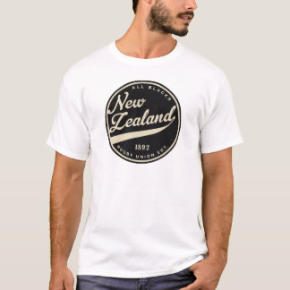 Ruggershirts Retro Neuseeland Rugby T-Shirt