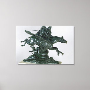 Ruggiero und Angelika Leinwanddruck