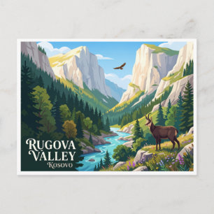 Rugova-Tal Peja Kosovo Postkarte