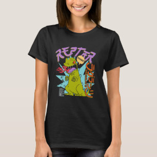 Rugrats Reptar zerstört das City Kanji Shot Vint T-Shirt