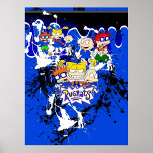 Rugrats zu Air Jordan 13 Retro Hyper Royal Poster