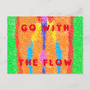 Rugs und Rags abstrakte Reinkunst Feiertagspostkarte