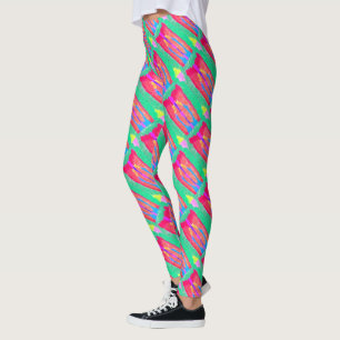 Rugs und Rags abstrakte Reinkunst Leggings