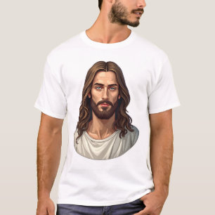 Ruh-Christus-Porträt Vintage-Stich-Shirt 2 T-Shirt