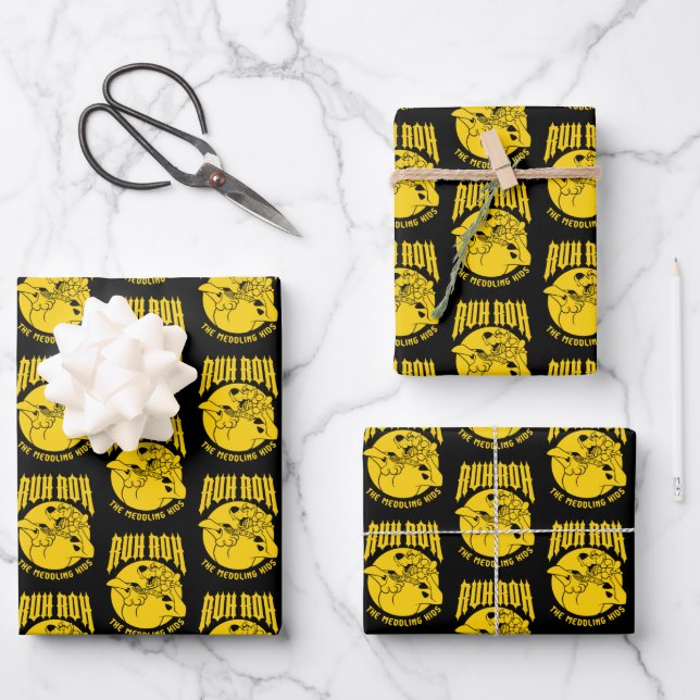 Ruh Roh Scooby-Doo Das Symbol der Medling Kids Geschenkpapier Set (Vorderseite)