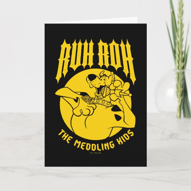Ruh Roh Scooby-Doo Das Symbol der Medling Kids Karte (Vorderseite)