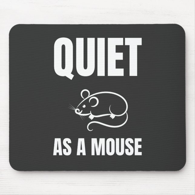 Ruhe als Maus Mousepad (Vorne)
