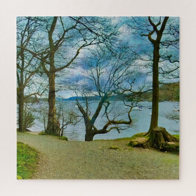 Ruhe am Lake Windermere Puzzle (Vertikal)