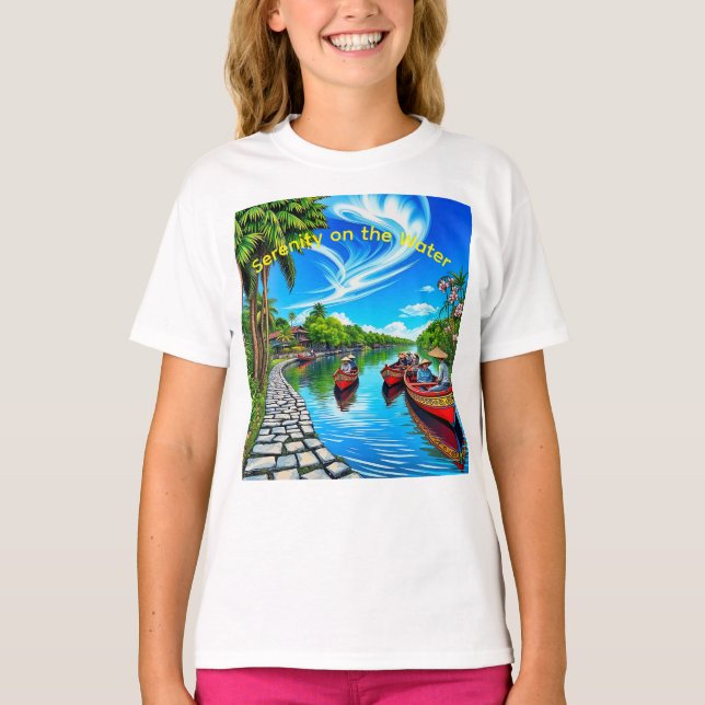 Ruhe auf dem Wasser T-Shirt (Vorderseite)