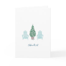 Ruhe aus der Weihnachtskarte an der Küste