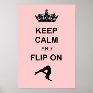 Ruhe behalt und Dreh auf Poster