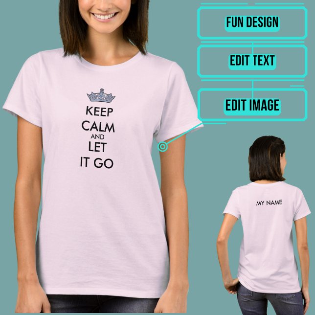 Ruhe behalt und Lass It Go T-Shirt (Please enjoy our tee.)