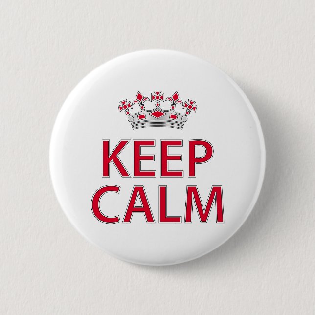 Ruhe behalten button (Vorderseite)