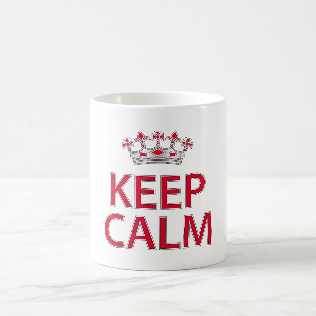 Ruhe behalten kaffeetasse (Mittel)