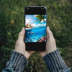 Ruhe behalten und abkühlen poster