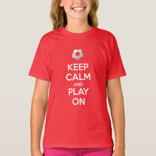 Ruhe behalten und abspielen T-Shirt