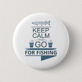 Ruhe behalten und angeln gehen button