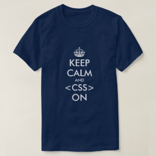Ruhe behalten und auf Shirt-Spooof für Programmier T-Shirt