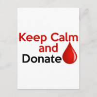 Ruhe behalten und Blut spenden