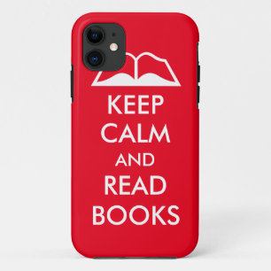 Ruhe behalten und Bücher gelesen Case-Mate iPhone Hülle