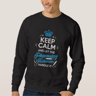 Ruhe behalten und den Umgang mit dem Apotheker Gel Sweatshirt