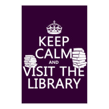 Ruhe behalten und die Bibliothek besuchen - in jed