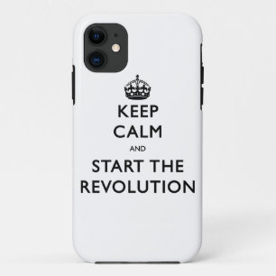 Ruhe behalten und die Revolution zu starten Case-Mate iPhone Hülle