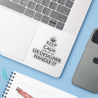 Ruhe behalten und ein UX-Designer gelassen, witzig